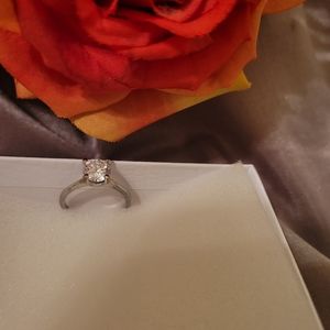 Cubic Zirconia (CZ) Solitaire Ring